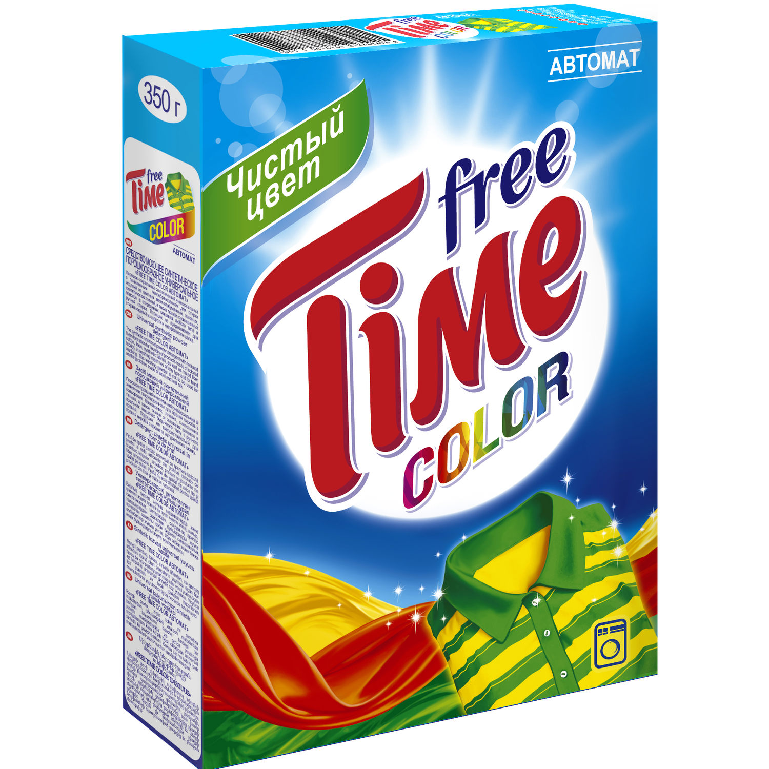 Порошок стиральный Free Time Color Автомат 350г - фото 1