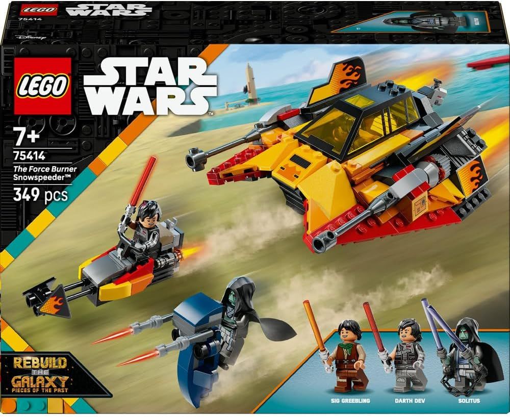 Конструктор LEGO Star Wars The Force Burner Snowspeeder 349 дет. - фото 5