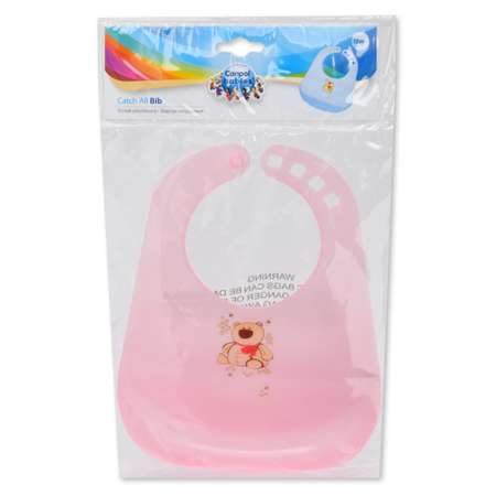 Нагрудник Canpol Babies пластик в ассортименте