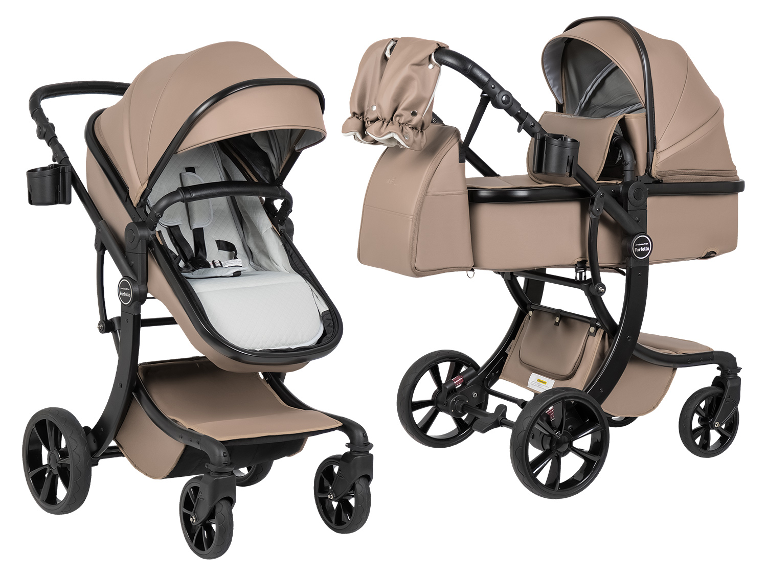 Коляска трансформер Aimile Adventurer коричневый - фото 15