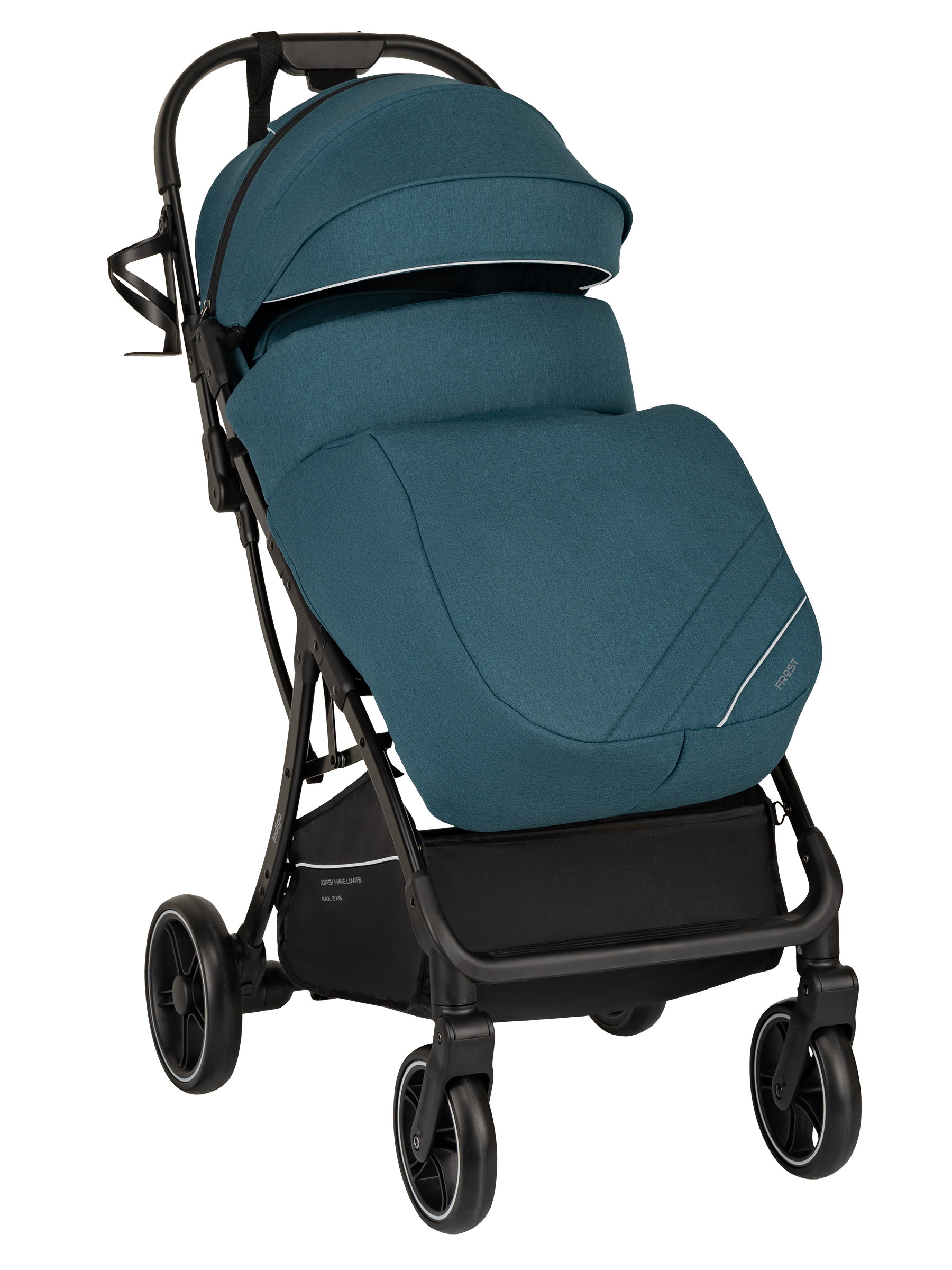 Коляска прогулочная Indigo Frost для путешествий синий синий - фото 11