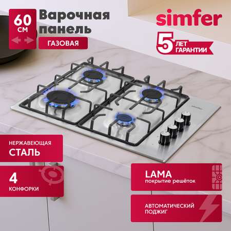 Газовая варочная панель Simfer Simfer H60Q40M400