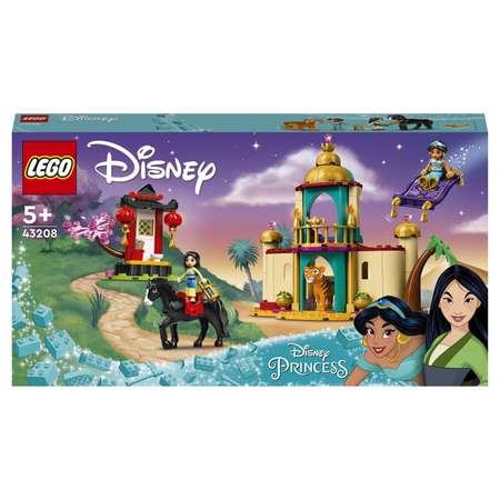 Конструктор LEGO Disney Princess Приключения Жасмин и Мулан блочный