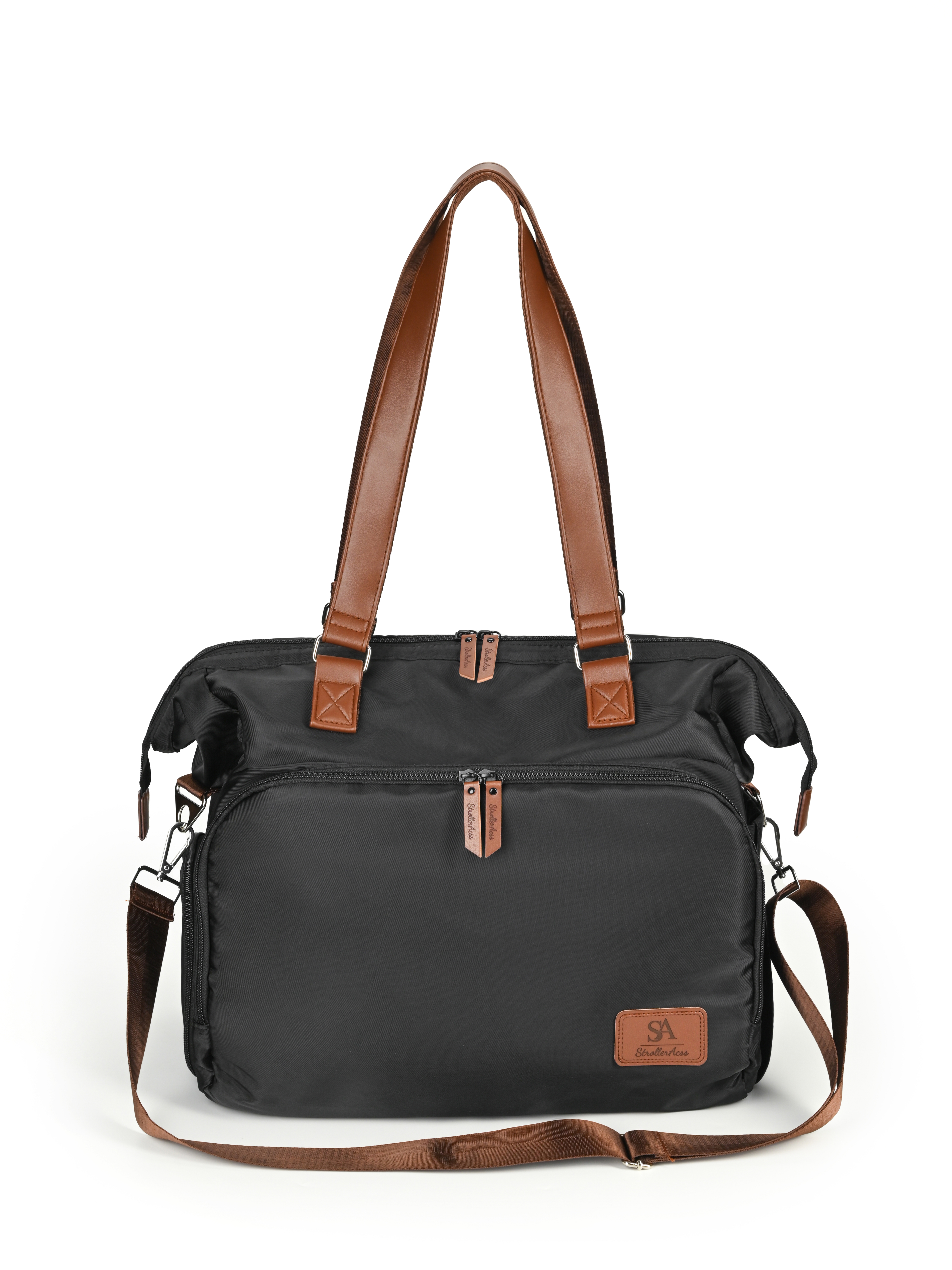 Сумка на ручку коляски StrollerAcss Сумка для мамы и малыша SA1/Черный - фото 24