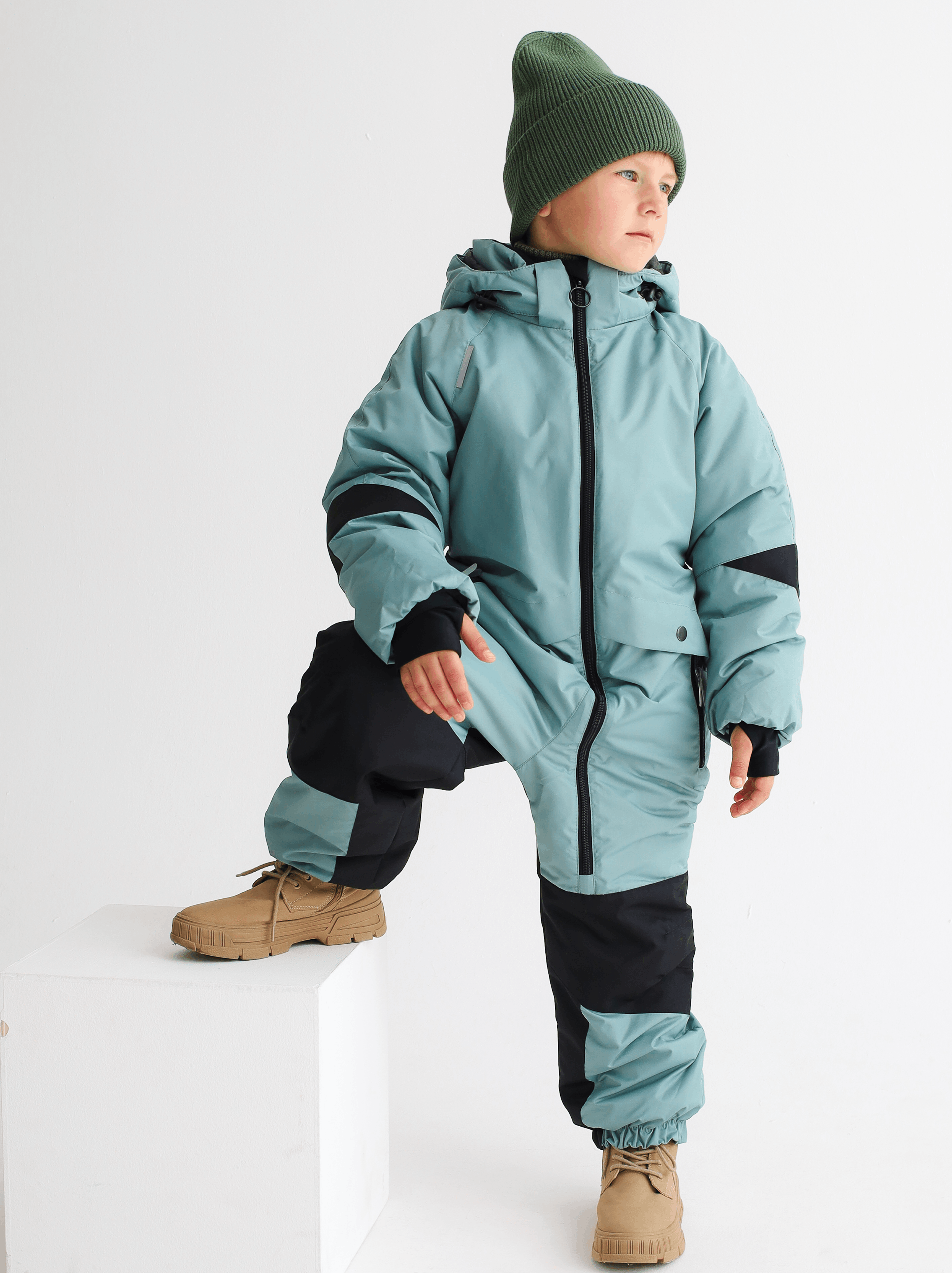 Комбинезон MINIDINO MDW1-OW006/0Комбинезон зимний Super пыльный малахит - фото 1