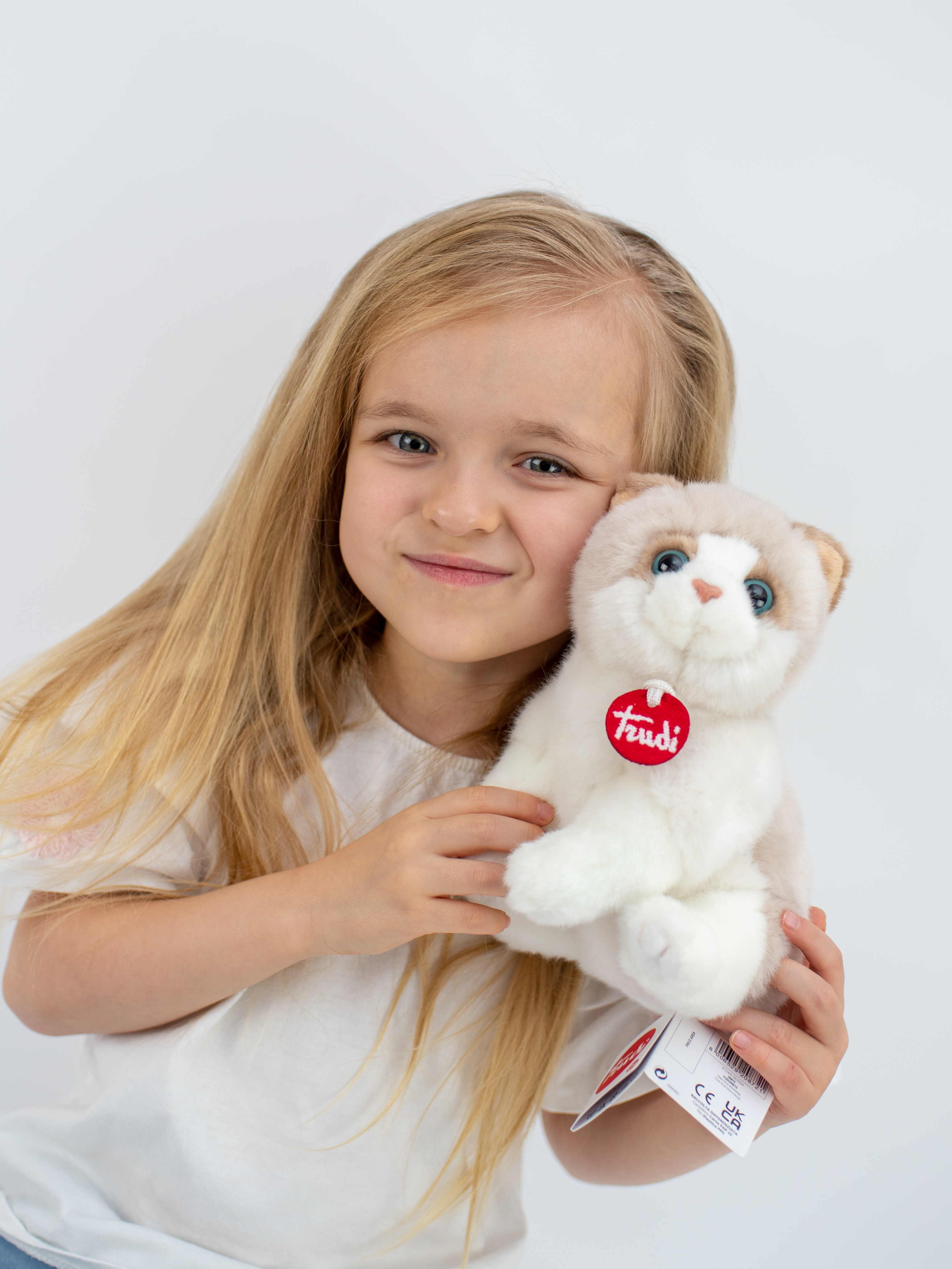 Мягкая игрушка Trudi Котёнок Брэд бежевый - фото 2