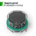 Солнцезащитный тент 366 см UNIX line 12 ft 8 стоек к батутам серий Classic Simple и Supreme basic и game