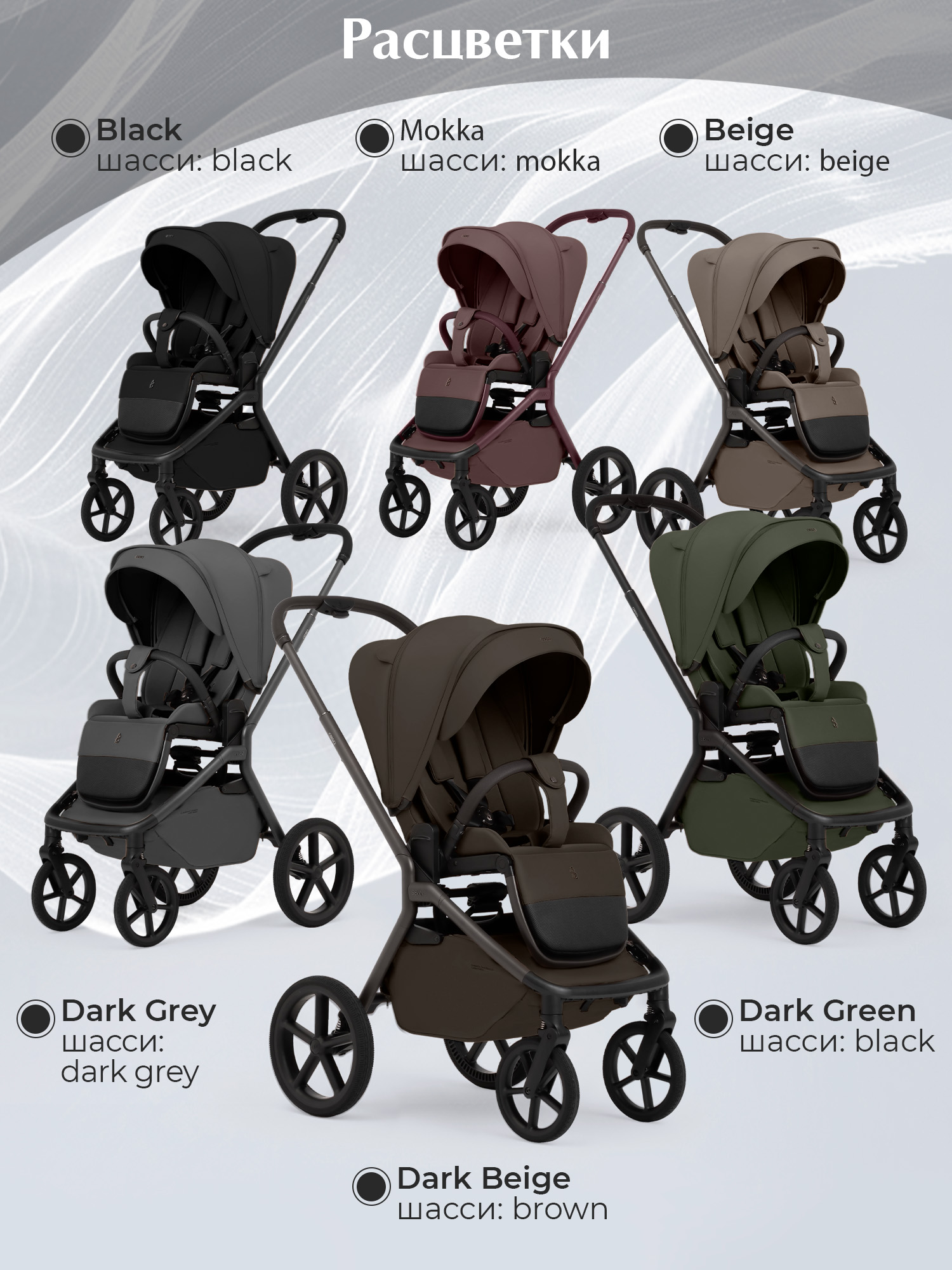 Коляска 2в1 Sweet Baby Orso Dark Grey серый - фото 18