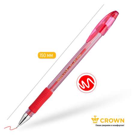 Ручка гелевая CROWN 12 шт.