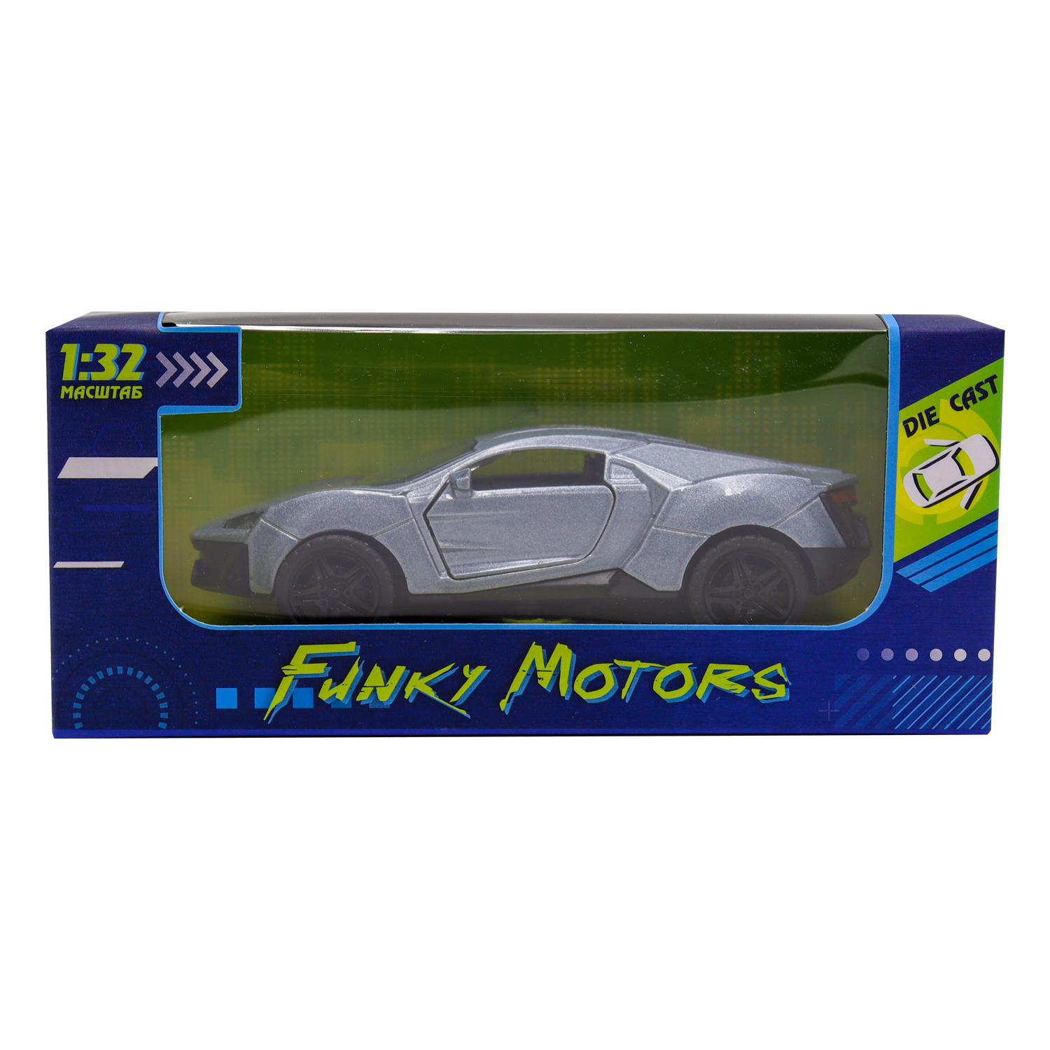 Автомобиль Funky Toys открывающиеся двери 1:32 FT1101-105 - фото 1