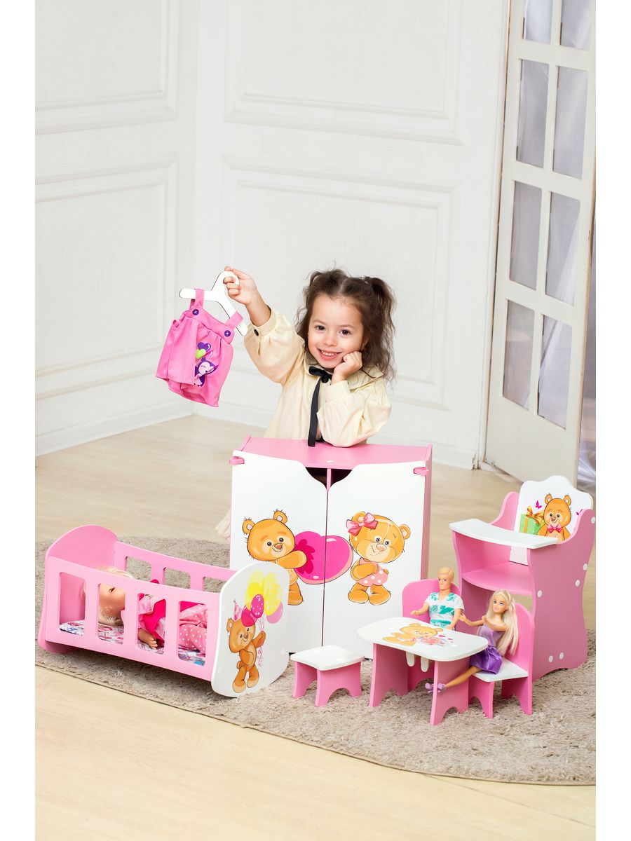 Аксессуар для кукол ViromToys шкаф Мд7002 - фото 3