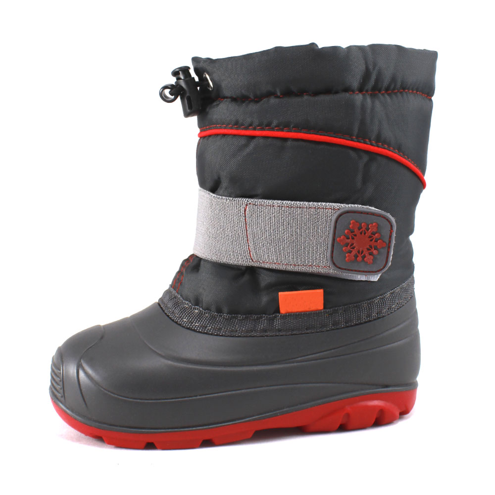 Сапоги Europen ПС23Д-СВ EUROPEN Сапоги для мальчика,серый,красный снеж - фото 1