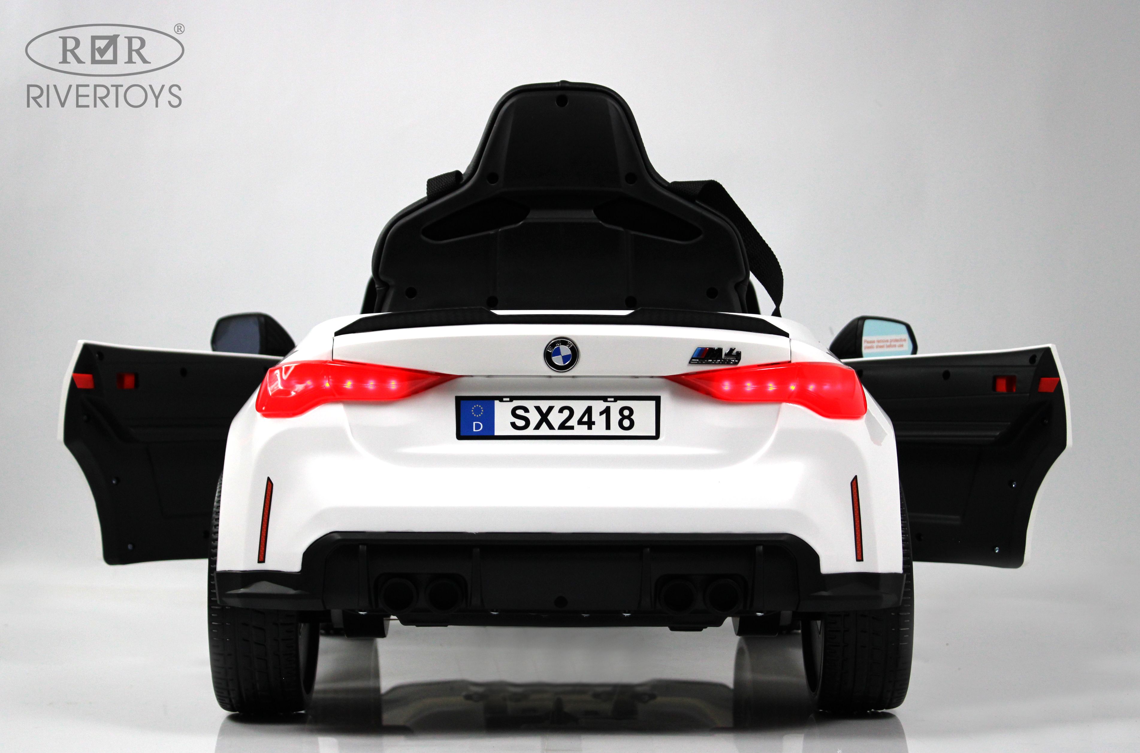 Электромобиль RIVERTOYS BMW A004AA-BMW-WHITE С пультом ДУ - фото 19