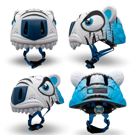 Шлем Crazy Safety White Tiger