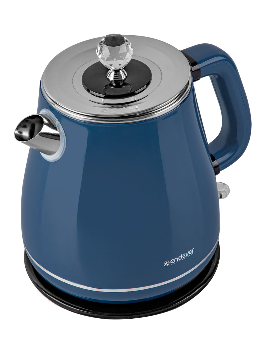 Электрический чайник ENDEVER KR-260S 2200 Вт 1.8 л двойные стенки синий - фото 11