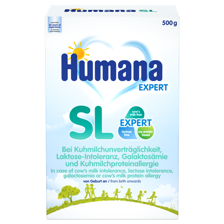 Смесь Humana Эксперт SL соя 500г с 0месяцев Humana
