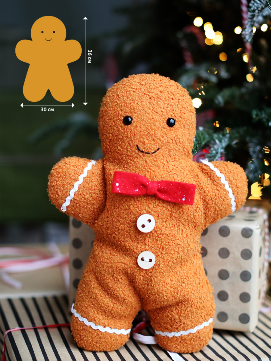 Набор для творчества HappyLine шитье Пряничный человек - фото 4