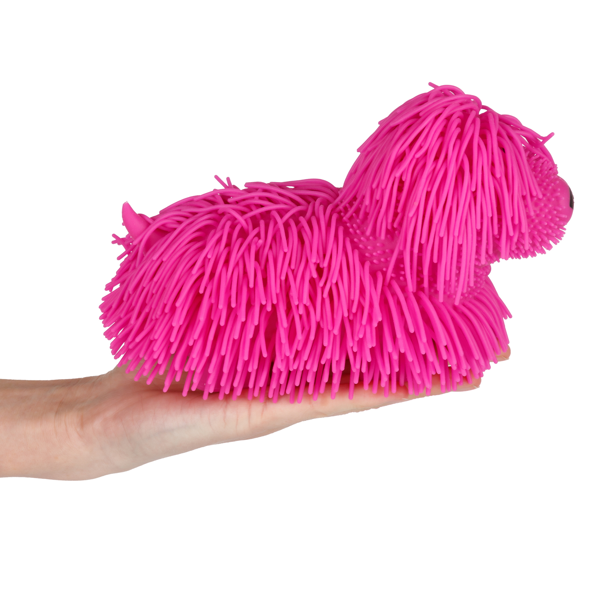 Игрушка-антистресс 1TOY Собака фиолетовая 20 см - фото 3