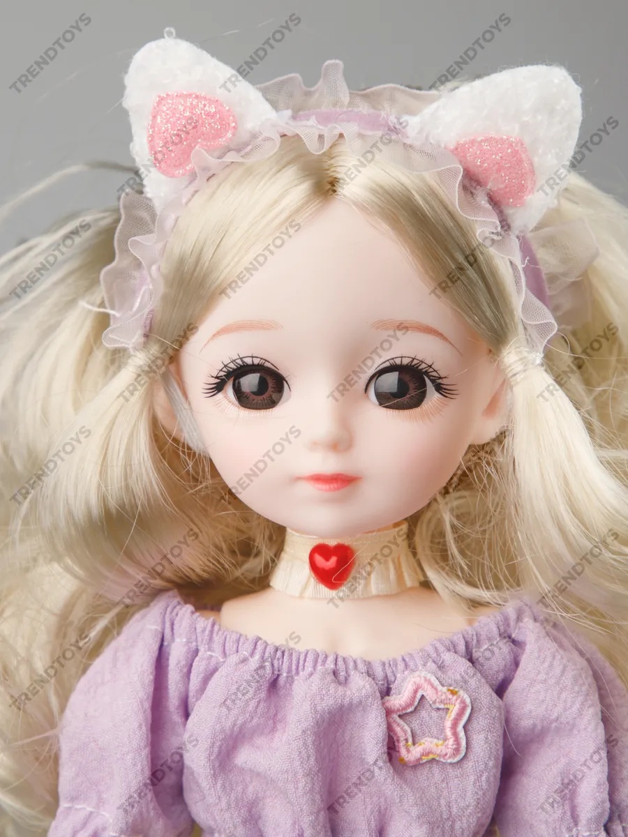 Кукла модельная TrendToys шарнирная блондинка высота 30 см NIT032 - фото 7