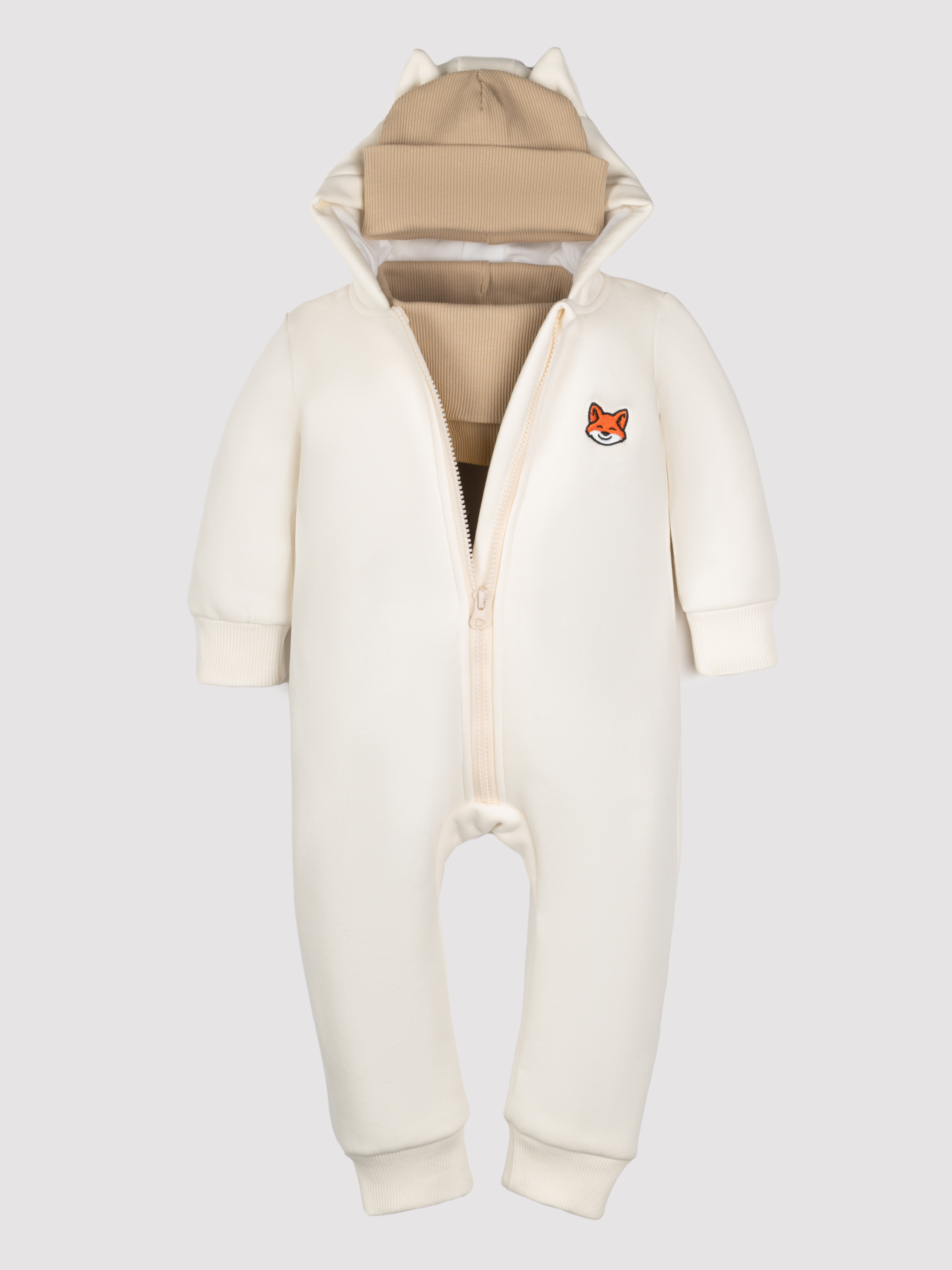 Комбинезон Лапушка 5055ф молочный - фото 31