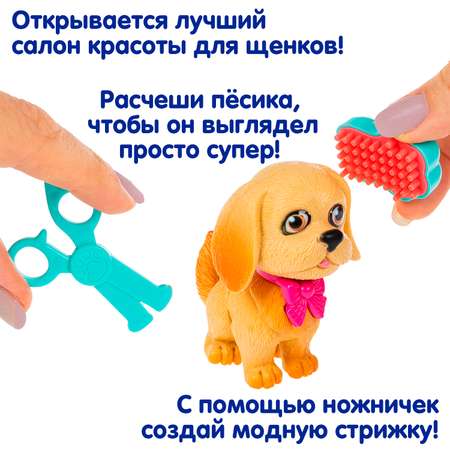 Игровой набор Bondibon ЛАПА ДРУЖБЫ Щенок бежевый