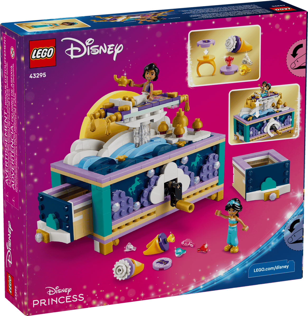 Конструктор LEGO Disney Шкатулка для украшений Жасмин 458 дет. - фото 8