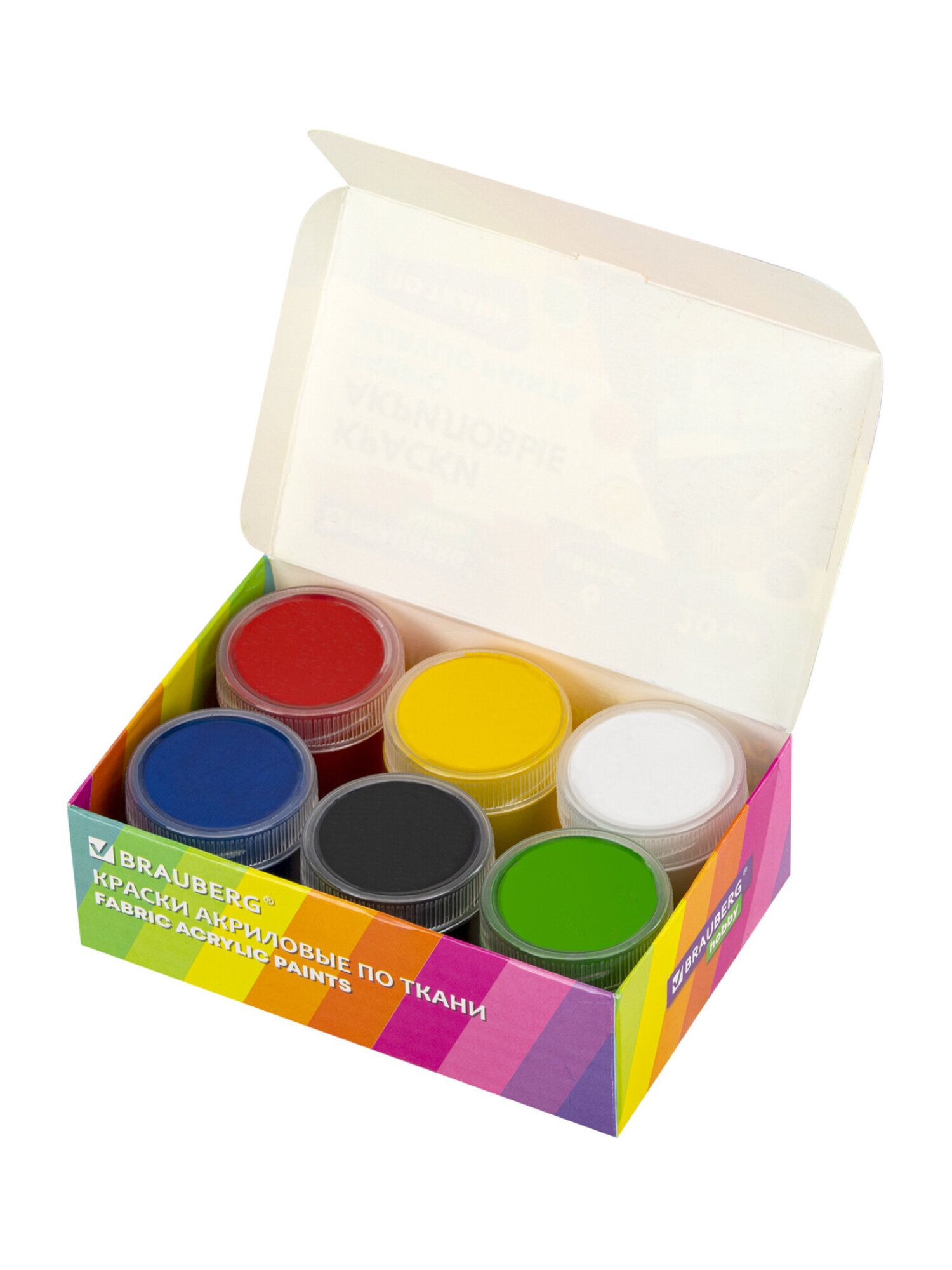 Краски акриловые Brauberg 6 цв. - фото 11