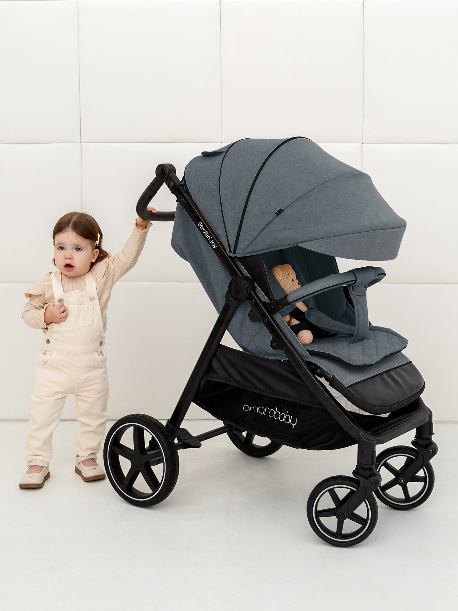 Коляска прогулочная Amarobaby StrollinJoy - фото 25