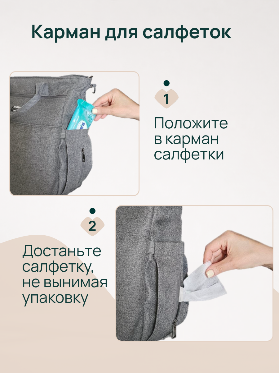Сумка на ручку коляски Chicco Parent Lunar Rock 00087127400000 - фото 7