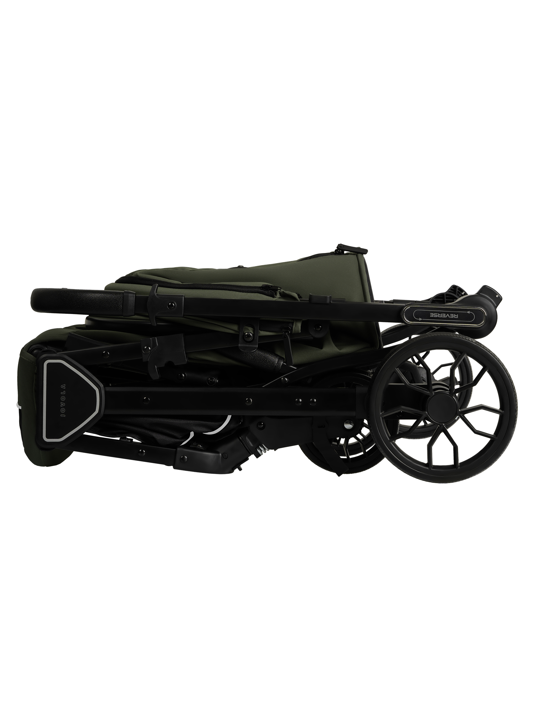 Коляска прогулочная JOVOLA Storm, зеленый - фото 44