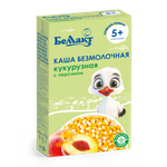 Каша безмолочная Беллакт на зерновой основе кукурузная с персиком 200г