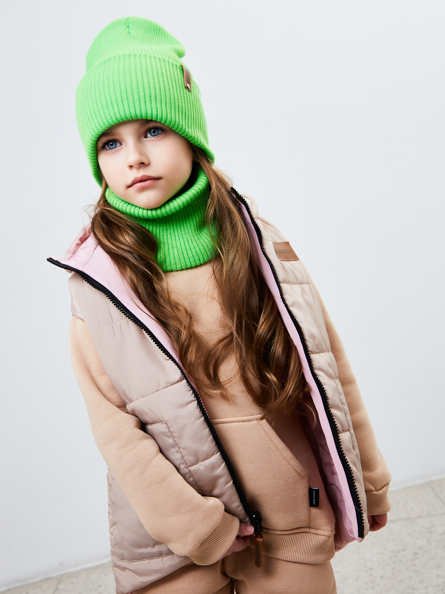 Шапка и снуд KUBRIO KU-H-52-lopata-LgreenG - фото 10