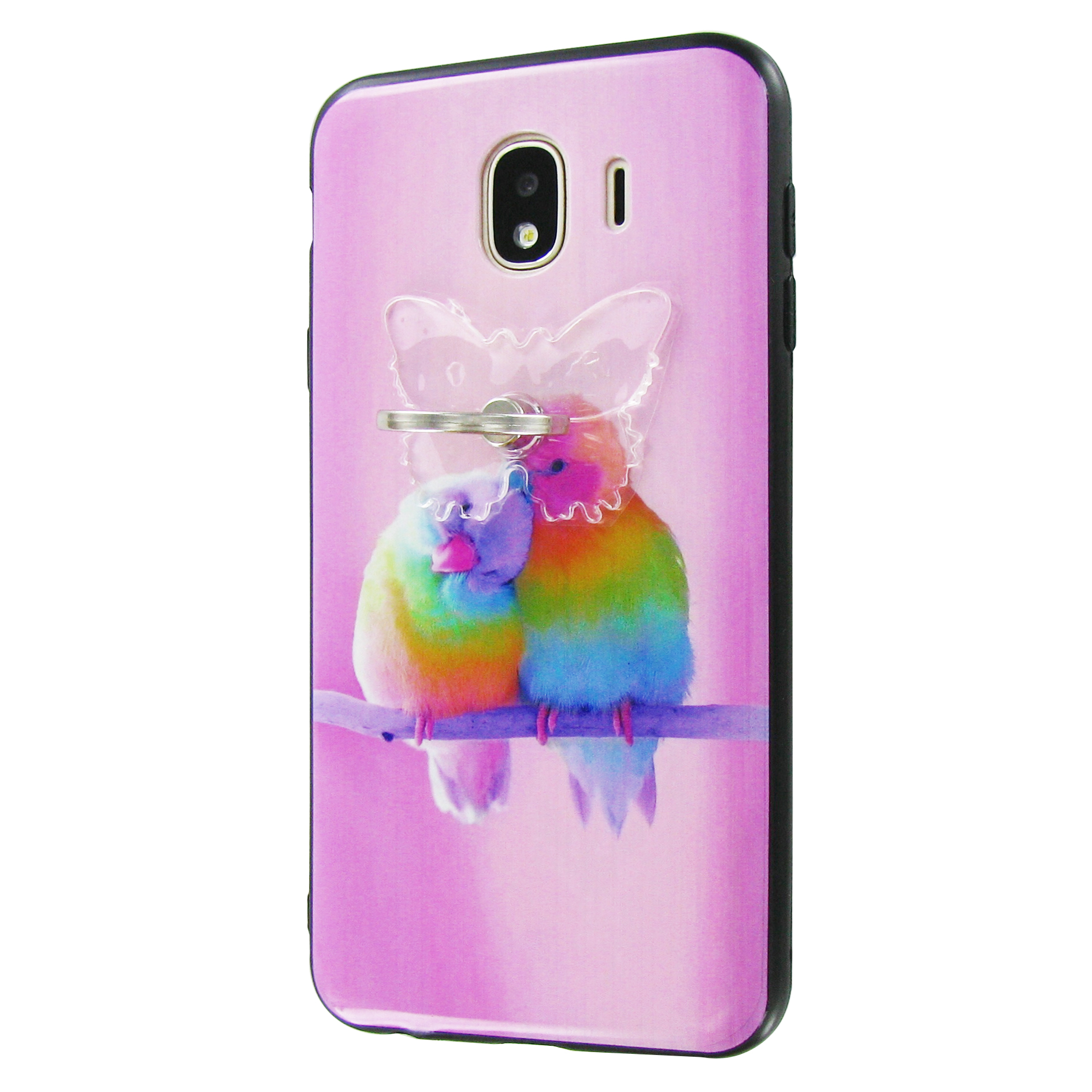 Держатель-кольцо для телефона Krutoff Бабочка прозрачное - фото 4