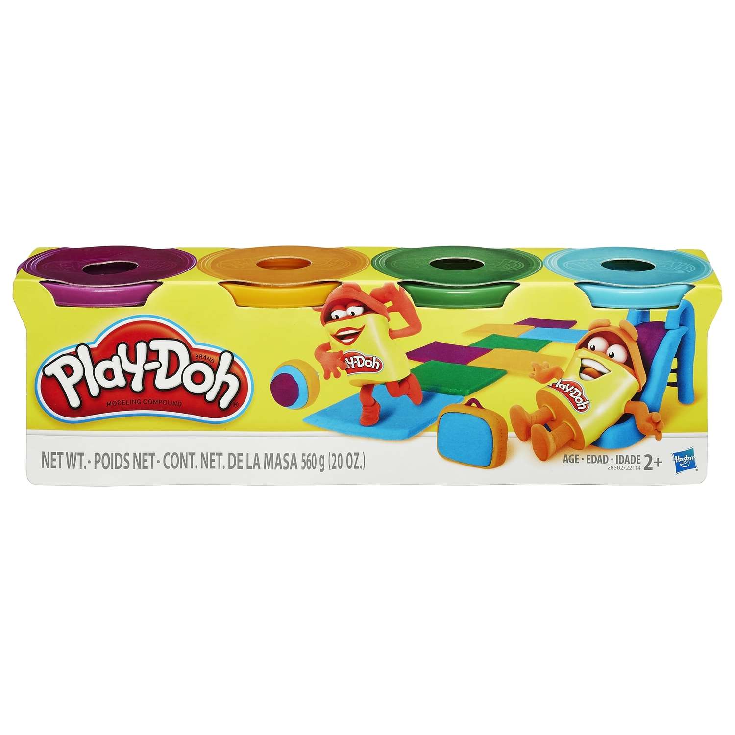 Пластилин Play-Doh 4 цв. в ассортименте - фото 10
