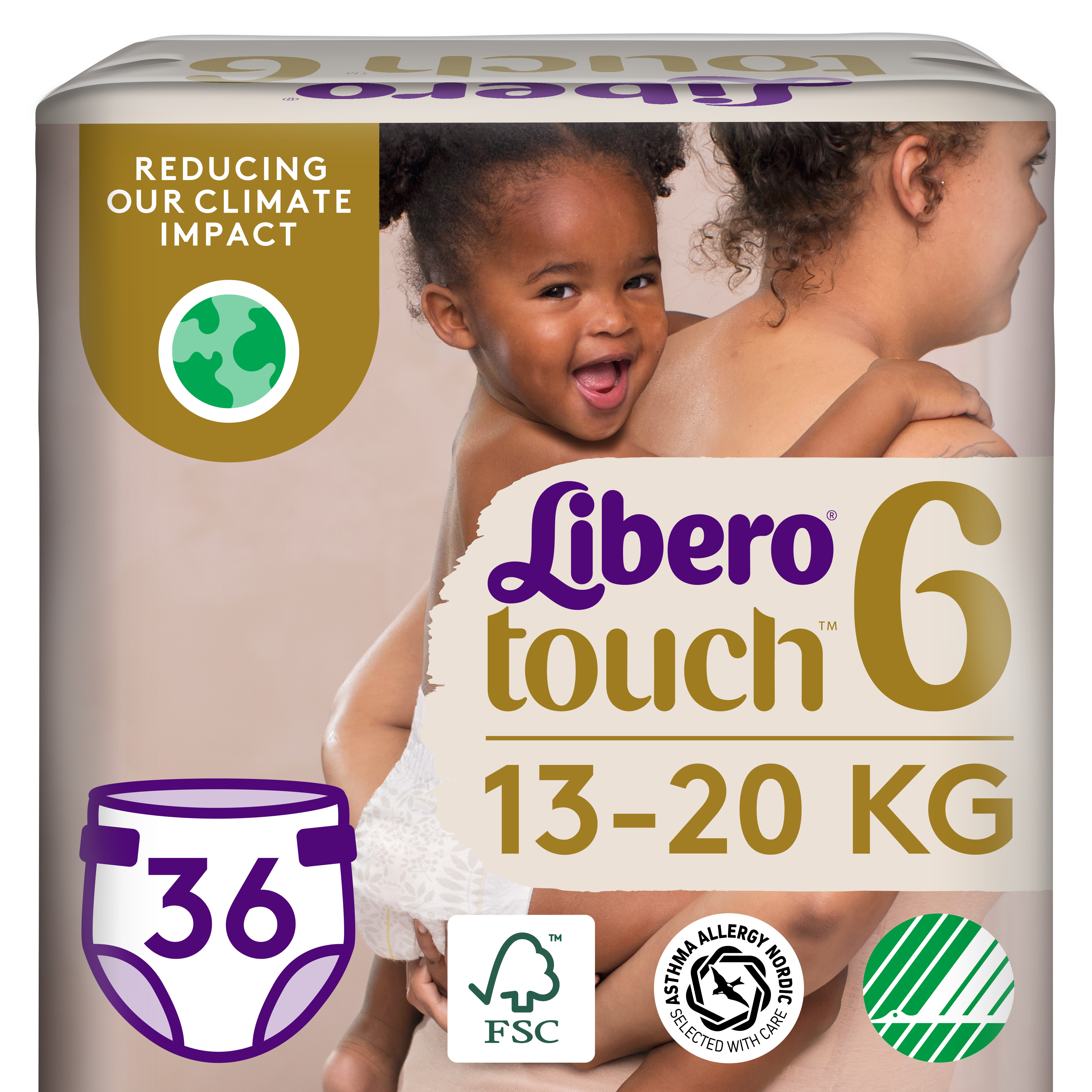 Подгузники Libero 6 (13-20 кг) 36 шт. - фото 1