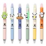 Ручка Панда гелевая черная+текстовыделитель в ассортименте