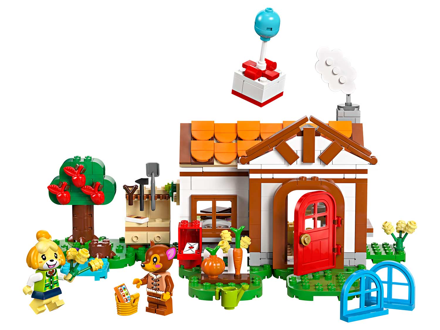 Конструктор LEGO Animal Crossing Посещение дома Изабель 389 дет. - фото 6