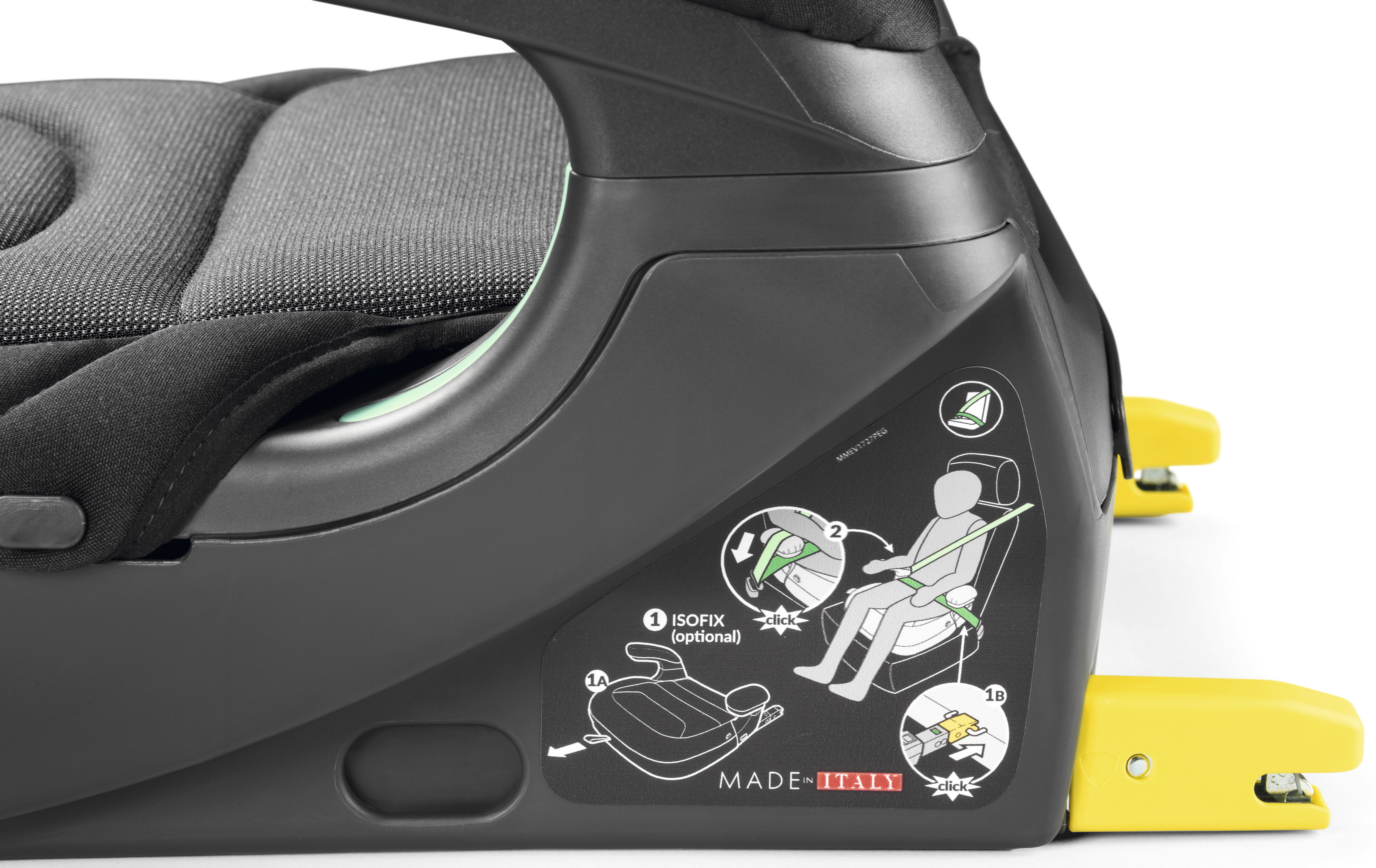 Автокресло Peg-Perego Shuttle Isofix 2/3 (15-36 кг) серый - фото 5