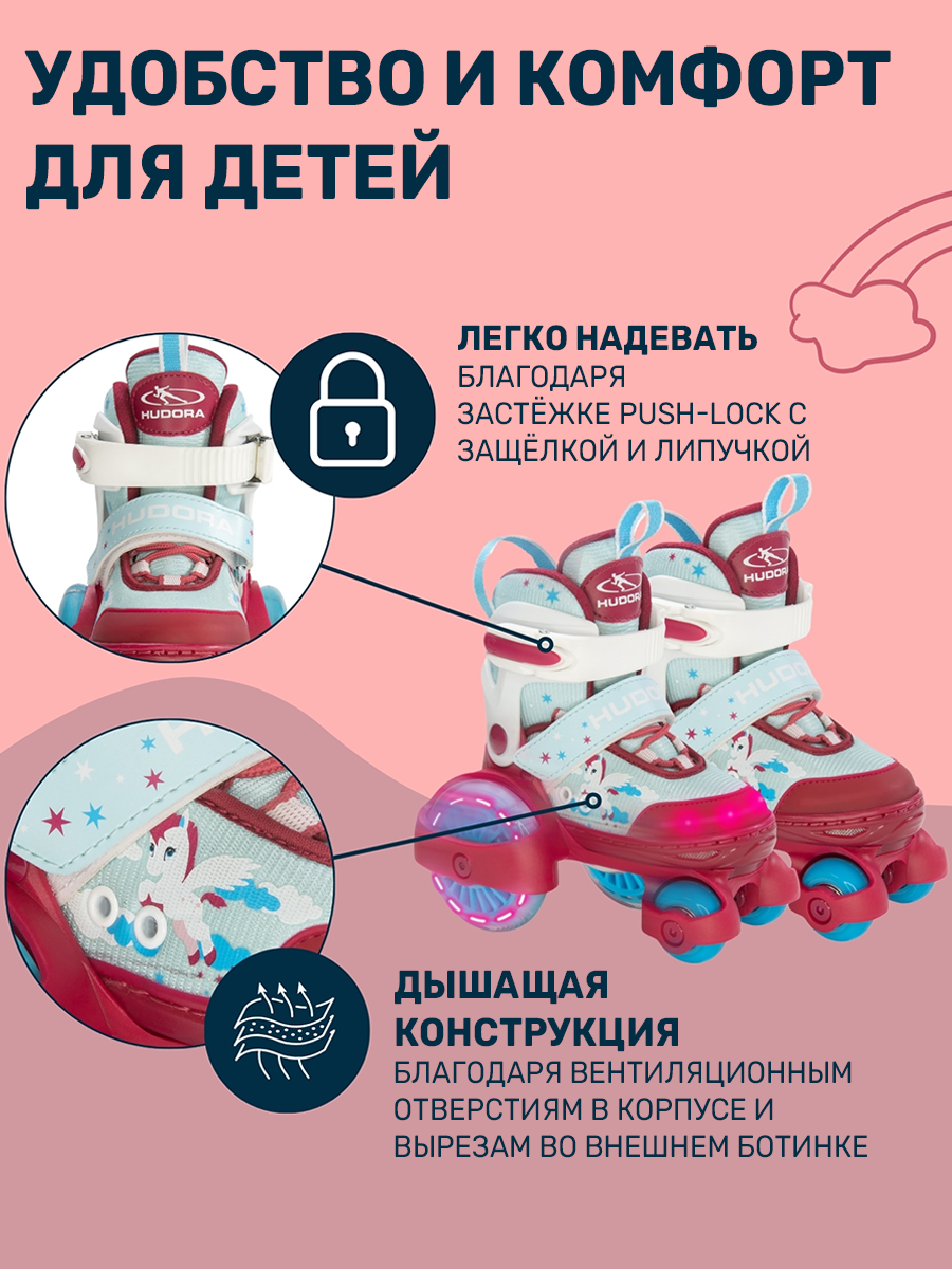 Роликовые коньки HUDORA S 30-33 - фото 2