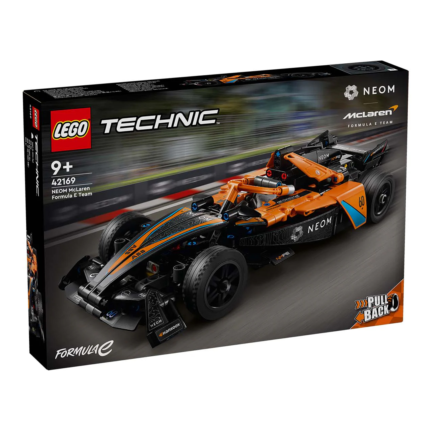 Конструктор LEGO Technic NEOM Formula E Pull-Back 452 дет. - фото 7