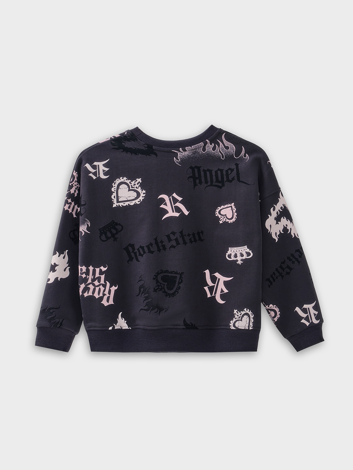 Свитшот Mark Formelle (Марк Формэль) 127993/рок стар на сером - фото 7