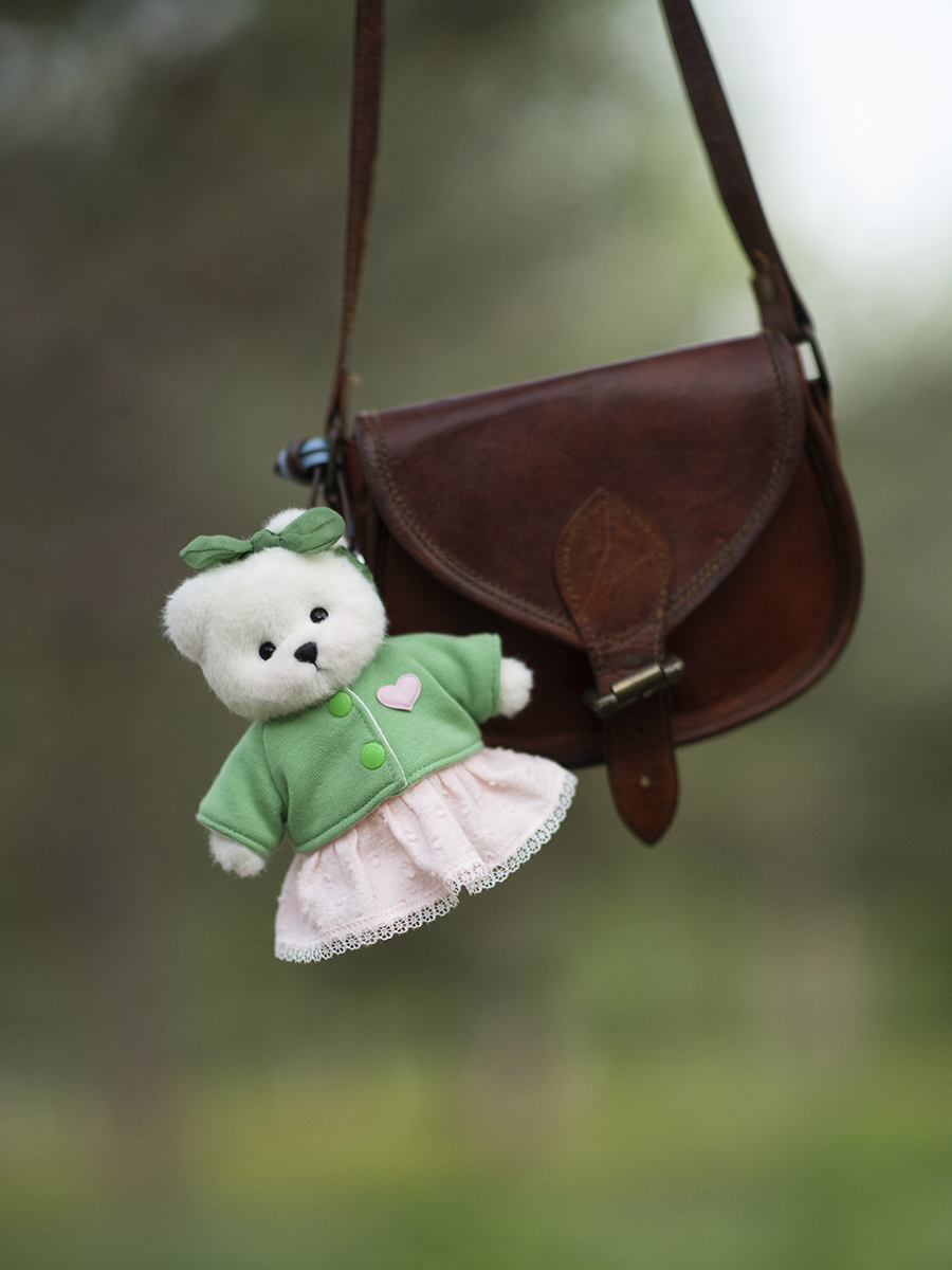 Мягкая игрушка TeddyTales Медведь Счастье белый - фото 17