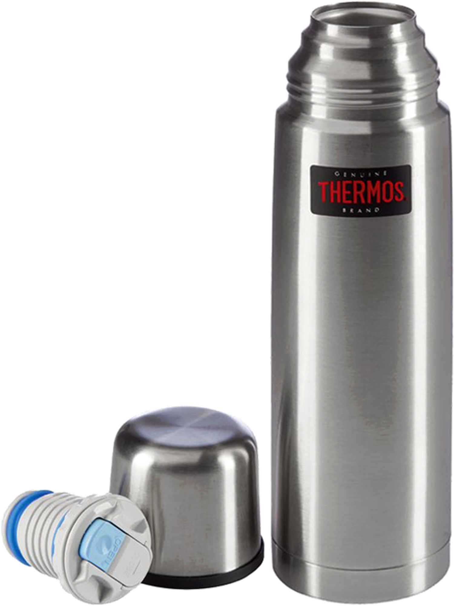 Термос для чая кофе 500 мл THERMOS FBB-500 серый – нержавеющая сталь герметичный тепло/холод 12/24 часа - фото 9