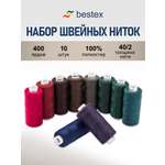 Нитки для шитья 40/2 Bestex 365м 10шт