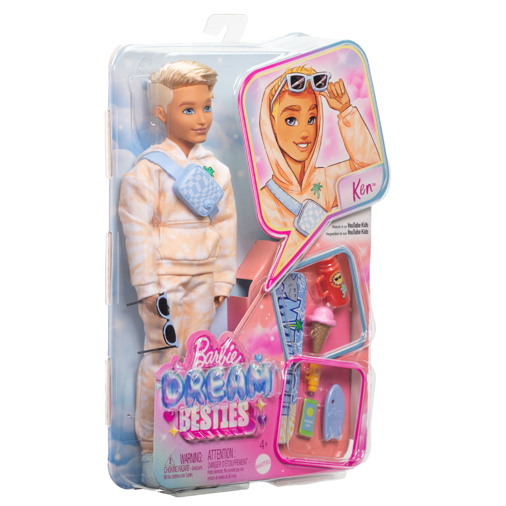 Кукла модельная Barbie Dream Besties Малибу на скейтборде JDD75 JDD75 - фото 6