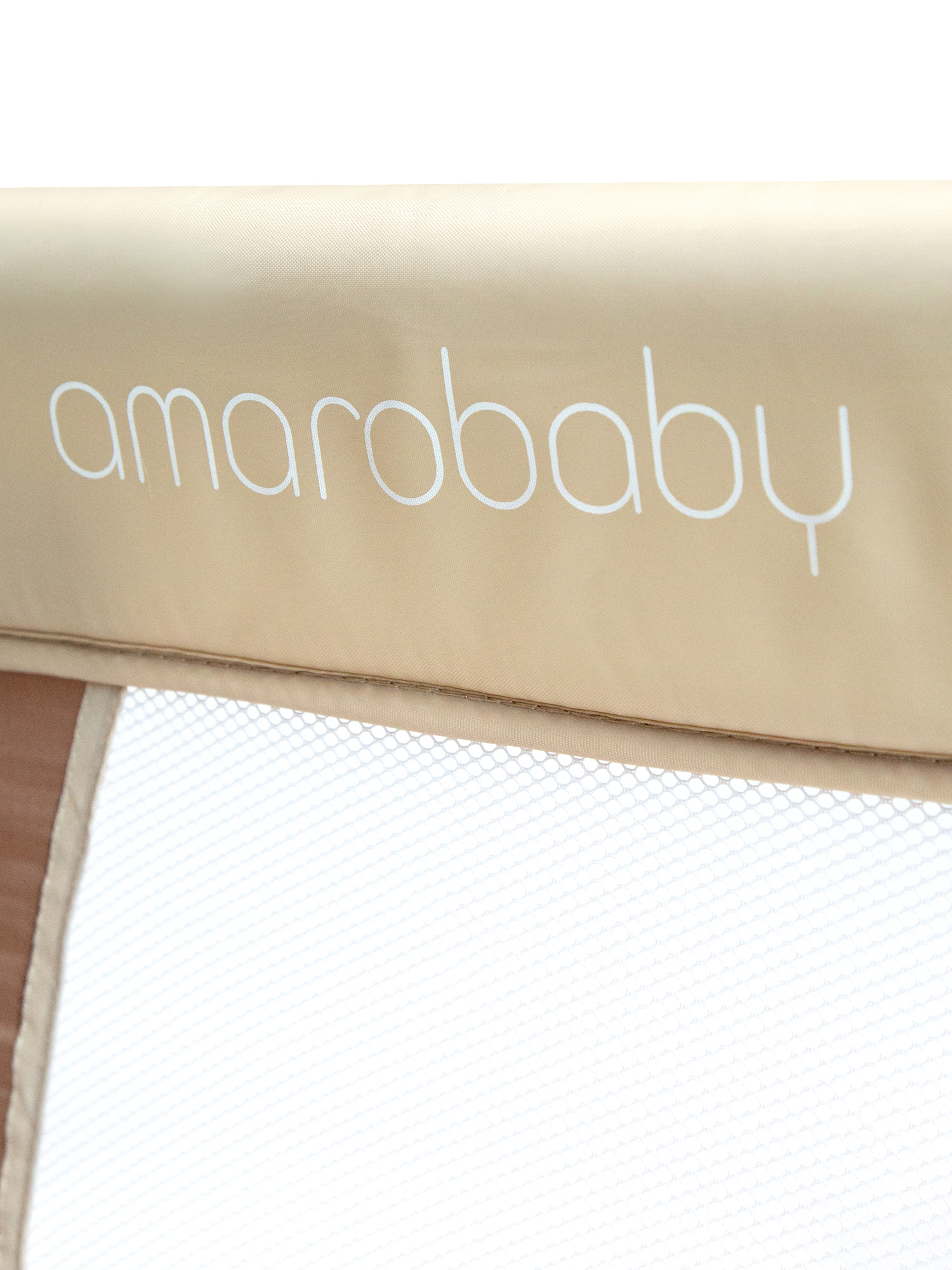 Манеж-кровать AmaroBaby Multiform Smile Friends прямоугольный бежевый AMARO-26MSF-Be - фото 25