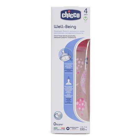 Бутылочка Chicco Well-Being 330 мл