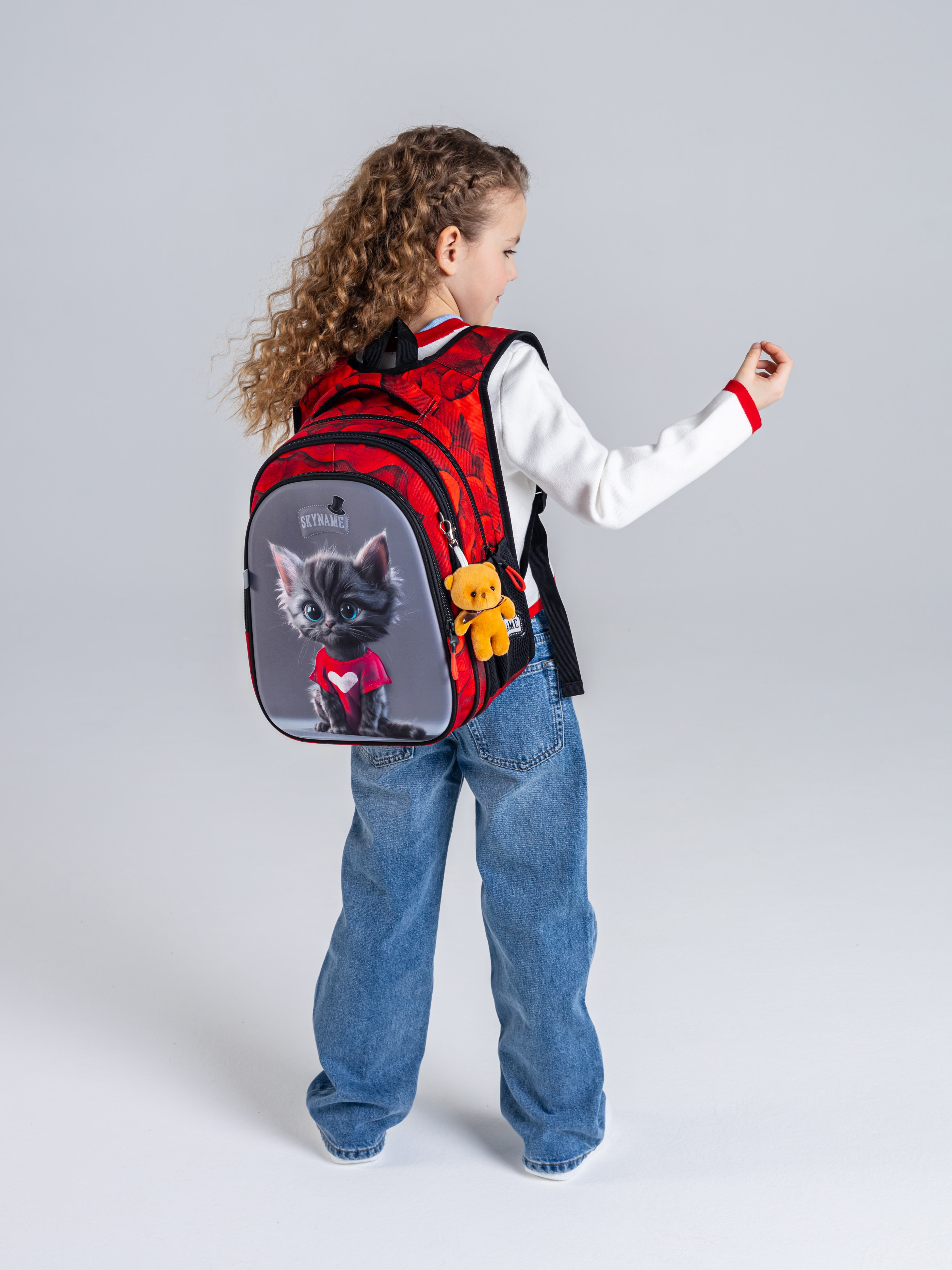 Рюкзак SkyName 1-4 класс, набор 4 в 1 - фото 3