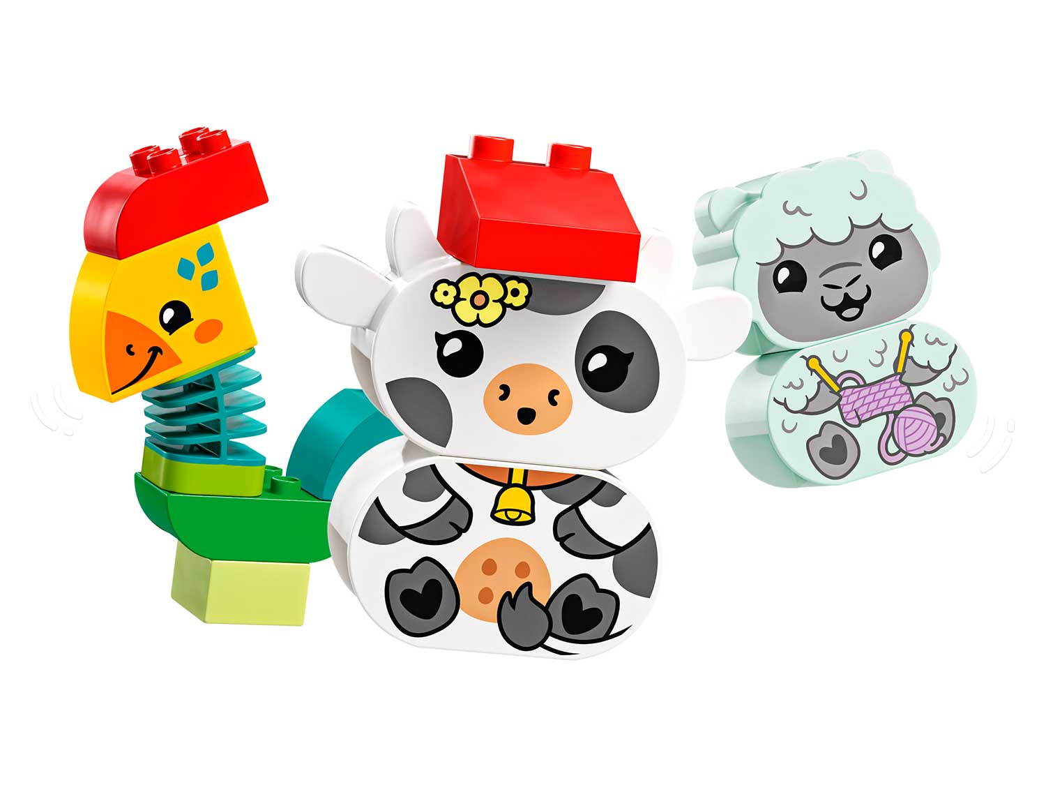 Конструктор LEGO DUPLO Поезд с животными 19 дет. - фото 2