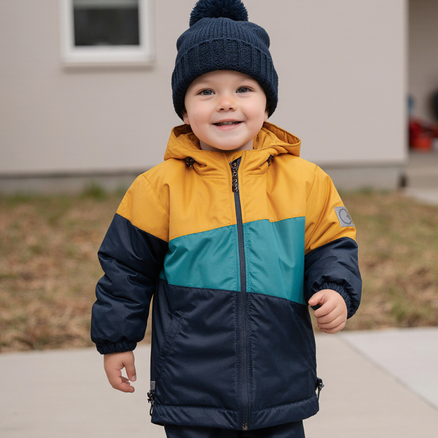 Куртка и брюки LEO 5019В_горчичный+синий - фото 18